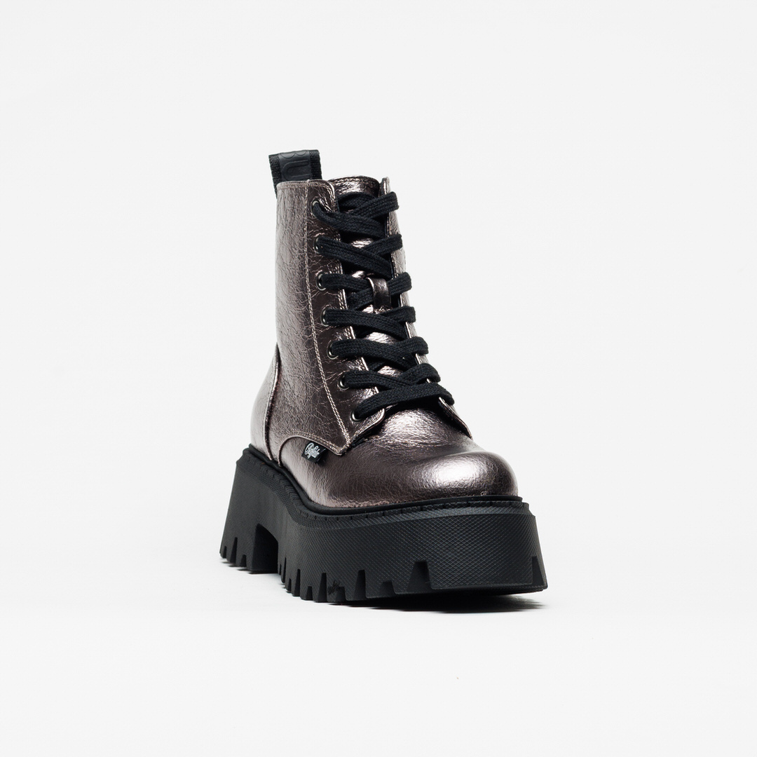 Bota Buffalo Aspen Lace Up Mid Metallic - Image 2
