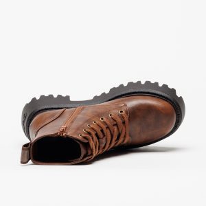 Bota Buffalo Aspen Lace Up Mid Brown - Image 4