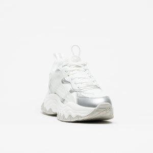 Sapatilha Buffalo Path Lo White Silver - Image 2