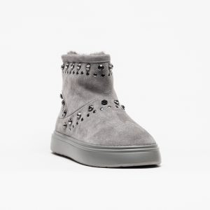 Alternative view of Bota Emanuelle Vee Deep Dark Grey
