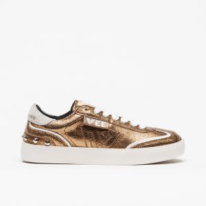 Sapatilha Emanuelle Vee Olivia All Sint Laminato Gold
