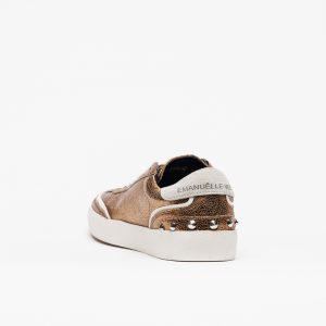 Sapatilha Emanuelle Vee Olivia All Sint Laminato Gold - Image 3