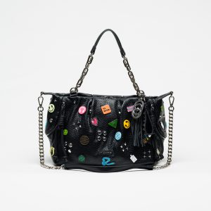 Mala La Carrie Shopper Smiles Black