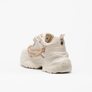 Sapatilha Buffalo Bliss Chain Cream Gold - Image 3