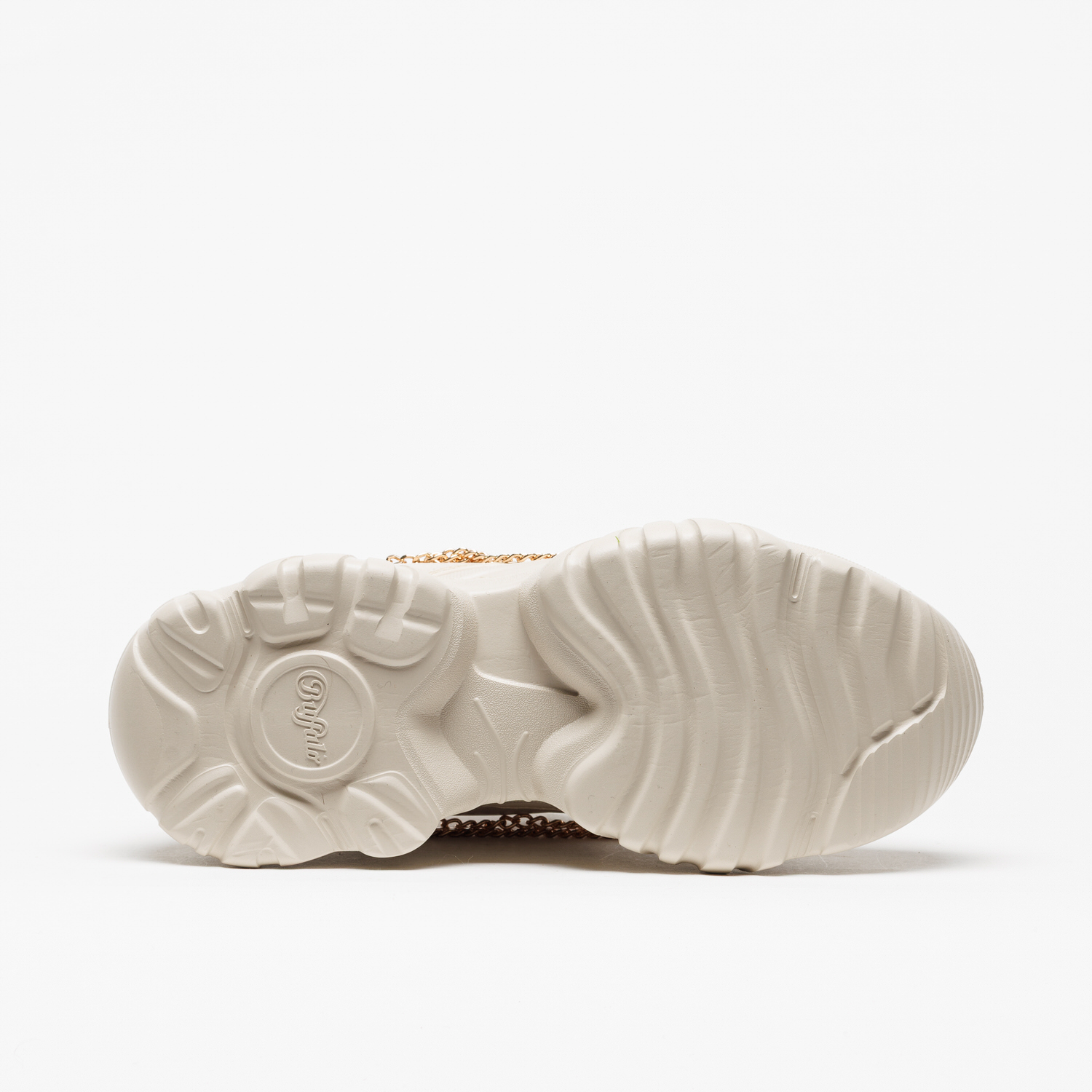 Sapatilha Buffalo Bliss Chain Cream Gold - Image 5