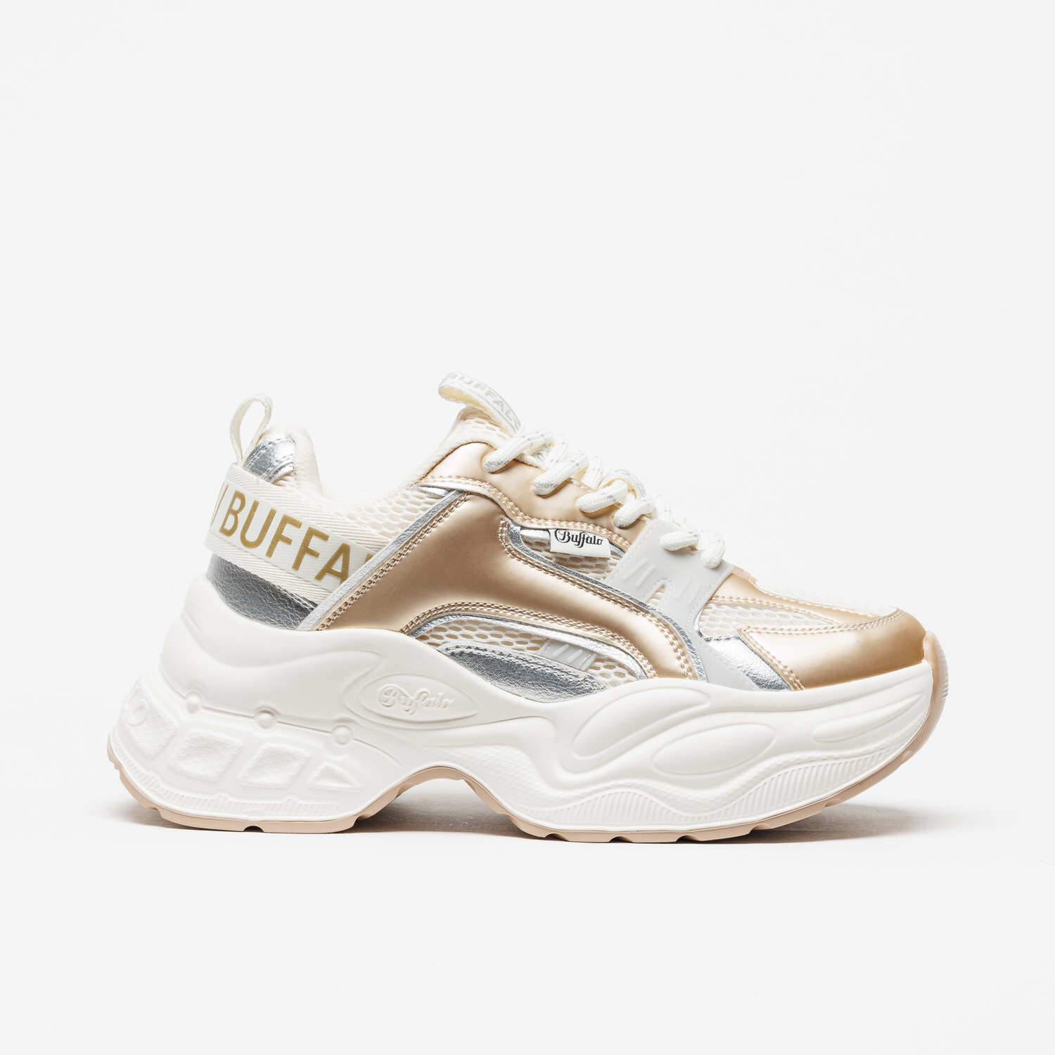 Sapatilha Buffalo Yuno One Cream Gold