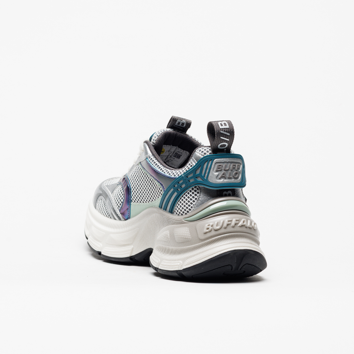 Sapatilha Buffalo Ridr One Green Silver - Image 3