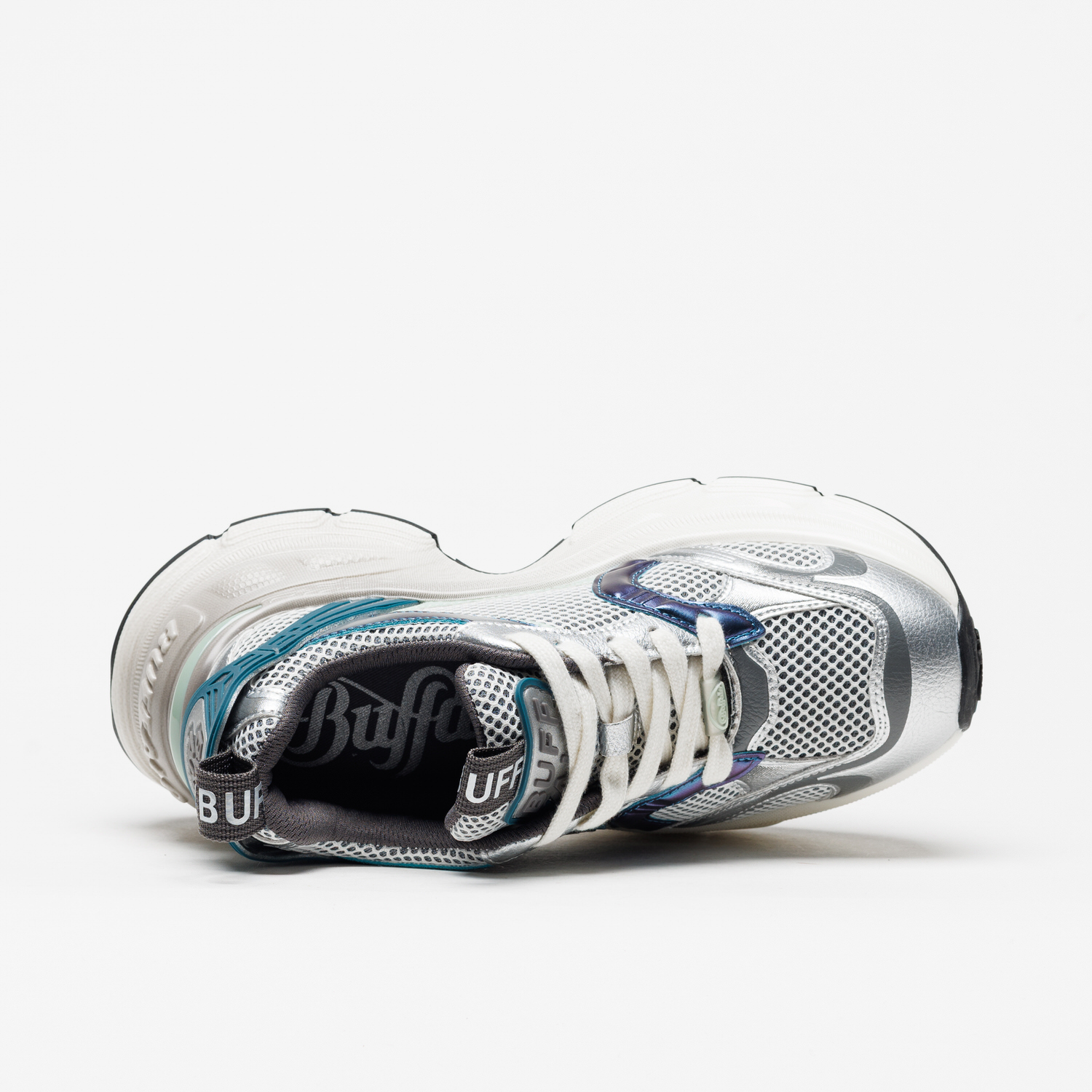 Sapatilha Buffalo Ridr One Green Silver - Image 4