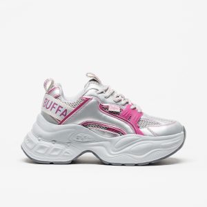 Sapatilha Buffalo Yuno One Silver Pink