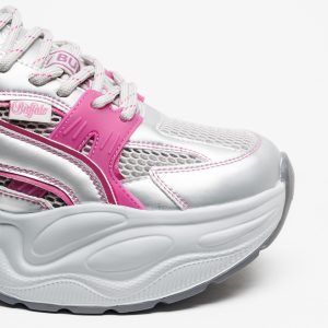 Sapatilha Buffalo Yuno One Silver Pink - Image 6