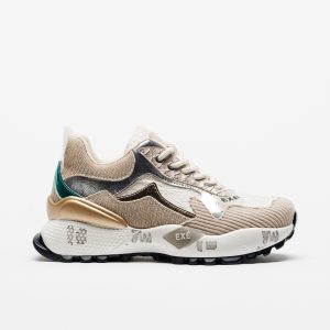 Sapatilha Exé D190608-13B Beige White