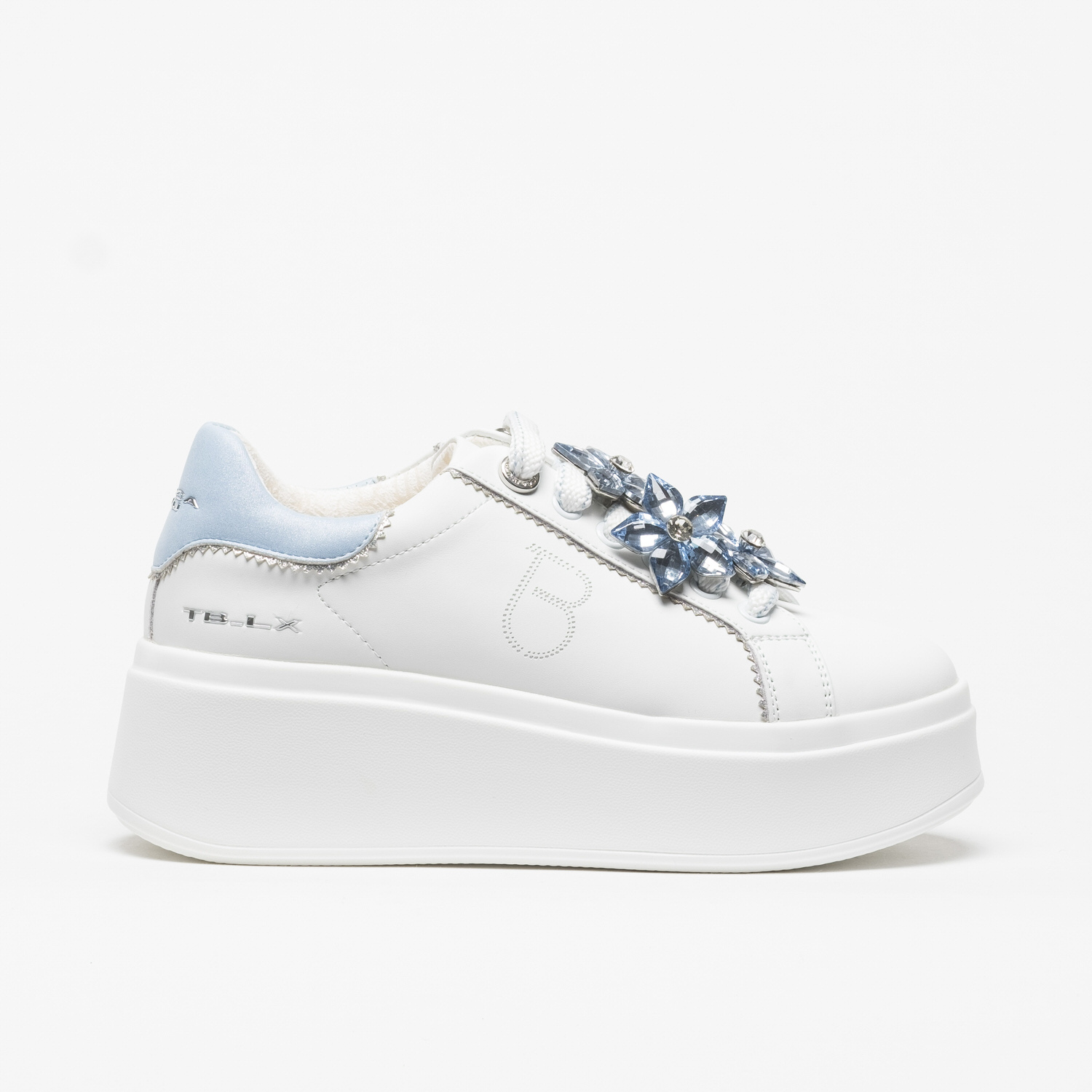 Sapatilha Tosca Blu Clara Bianco Azzurro