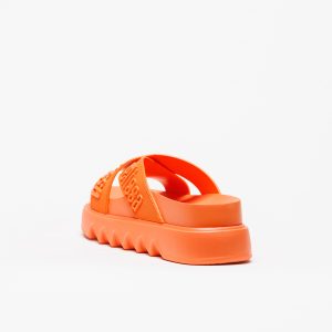 Chinelo Melissa Cross M Lover Platform Laranja - Image 3