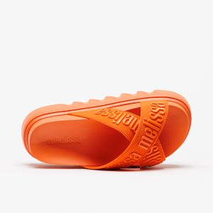 Chinelo Melissa Cross M Lover Platform Laranja - Image 4
