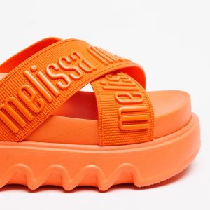 Chinelo Melissa Cross M Lover Platform Laranja - Image 6