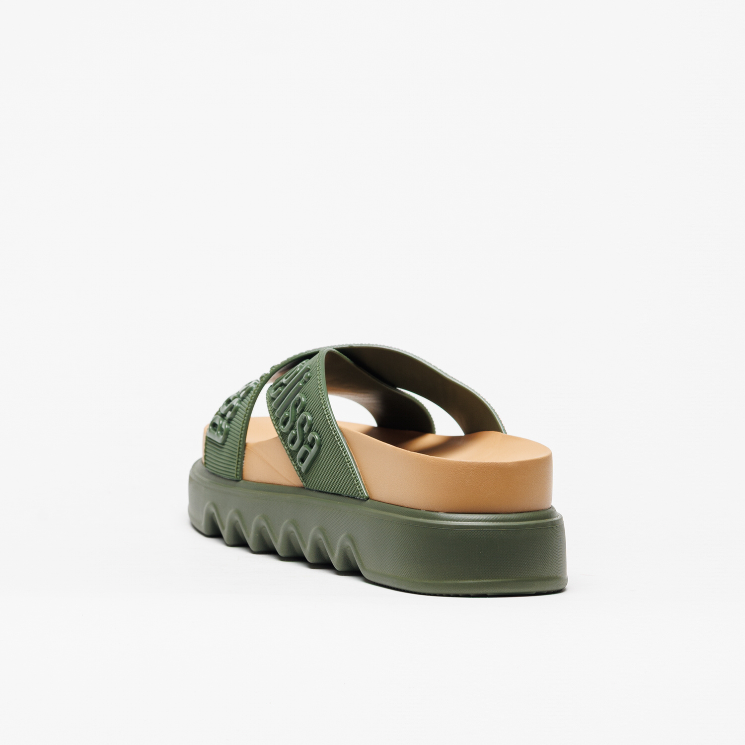 Chinelo Melissa Cross M Lover Platform Verde - Image 3