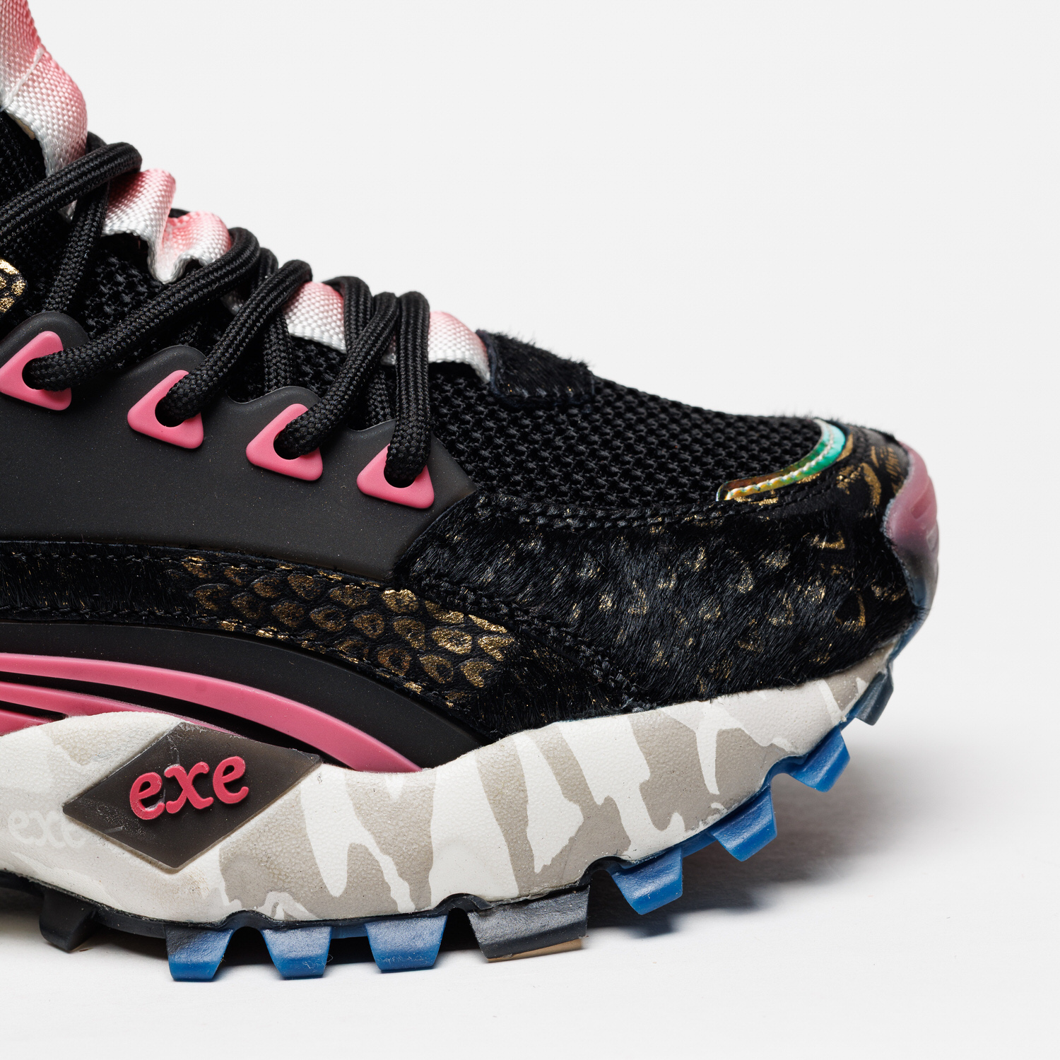 Sapatilha Exé 410031D Black Pink - Image 6