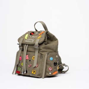 Alternative view of Mochila La Carrie Pins Green