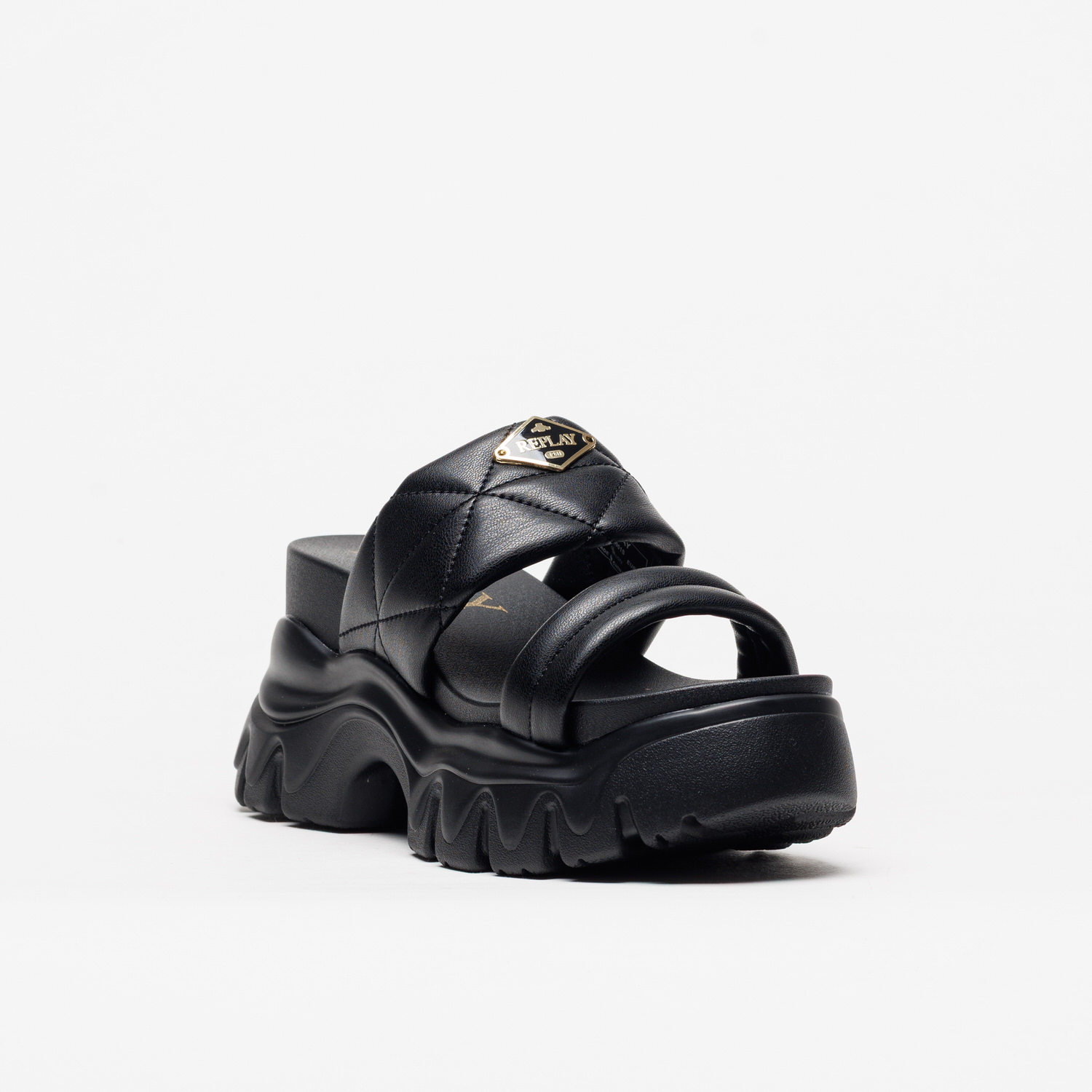 Chinelo Replay Juyce High Stripe Black - Image 2