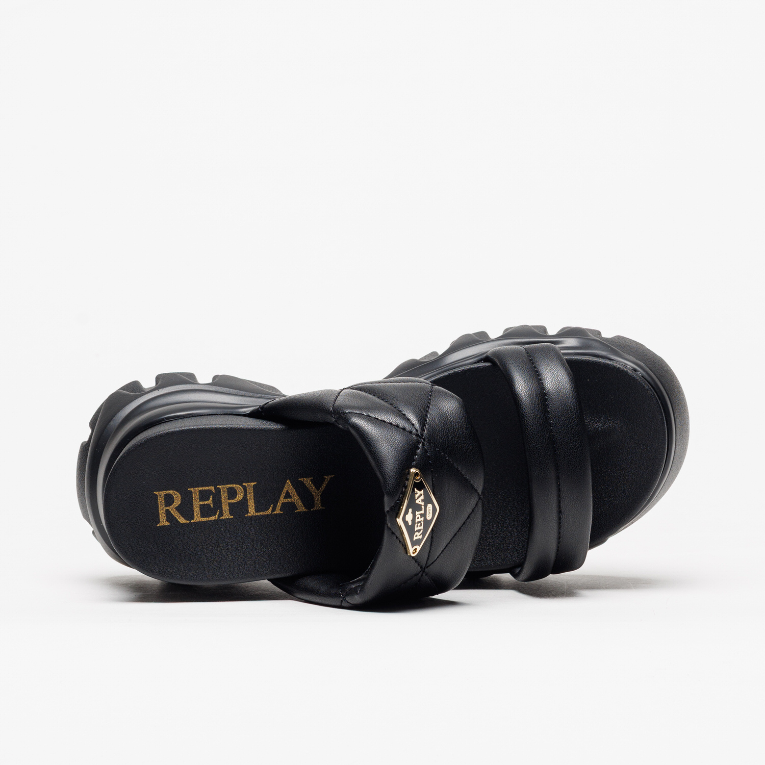 Chinelo Replay Juyce High Stripe Black - Image 4
