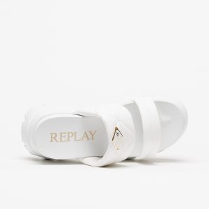 Chinelo Replay Juyce High Stripe White - Image 4