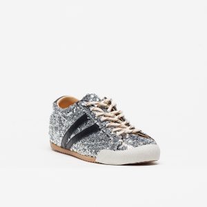 Sapatilha ABF-97 Lana Glitter Silver Black - Image 4