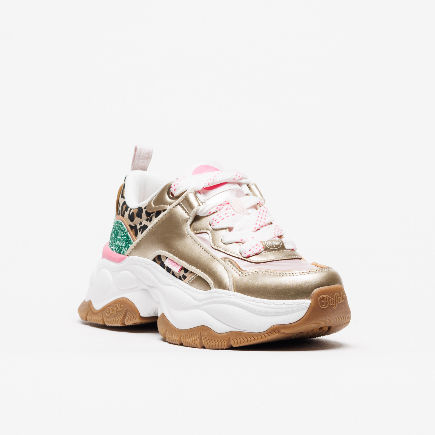 Sapatilha Buffalo Jump One Gold Pink - Image 2