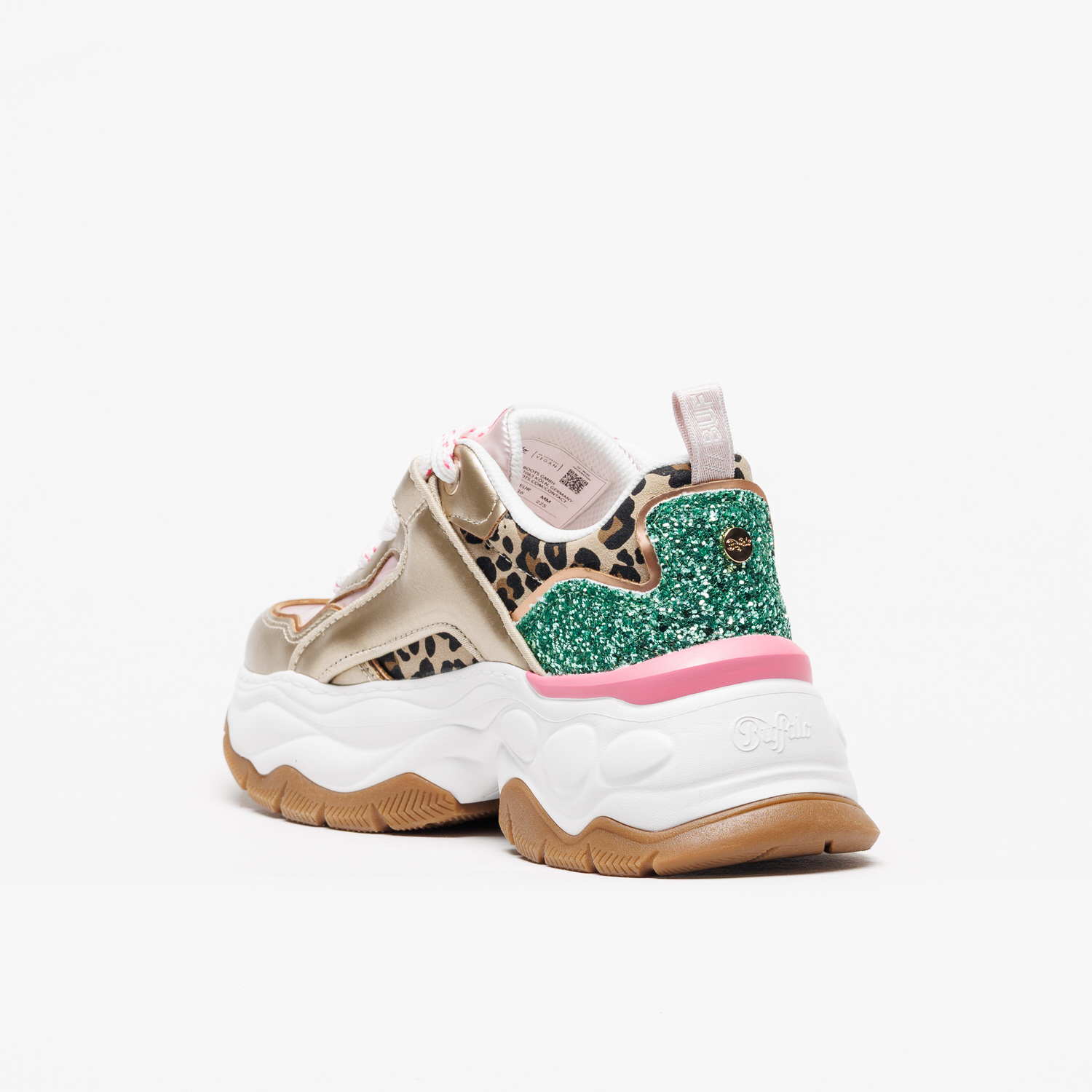Sapatilha Buffalo Jump One Gold Pink - Image 3
