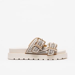 Sandália Buffalo Raya Ari Bo Glam Suede