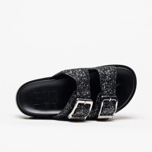 Sandália Buffalo Raya Ari Glam Black Silver - Image 4