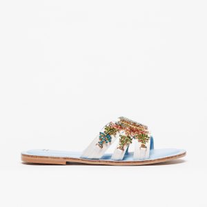 Sandália Exé Angelina 165 White Aqua