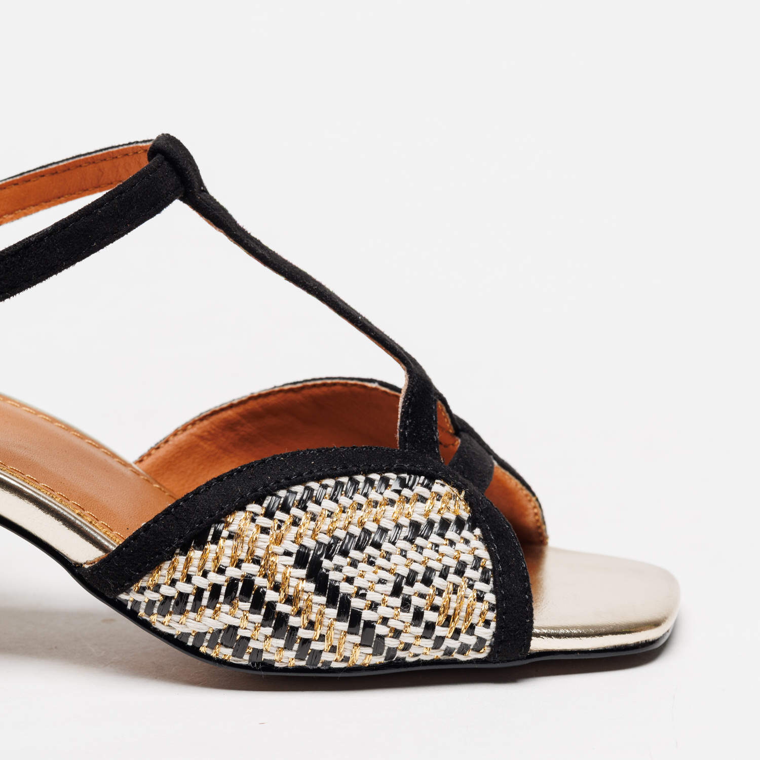 Sandália Exé Polina 405 Black Gold - Image 6